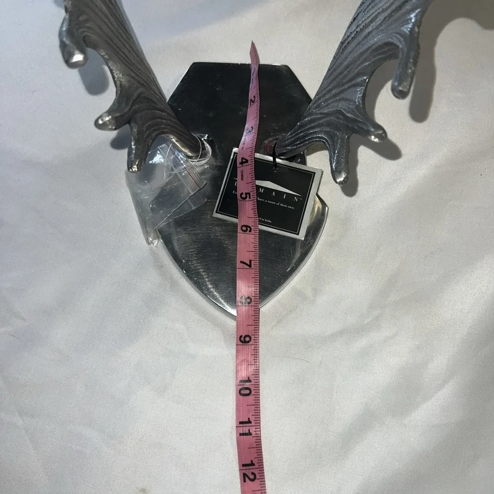 Moose Antlers Cast Aluminum Wall Mount or Hooks New‎ With Tags
